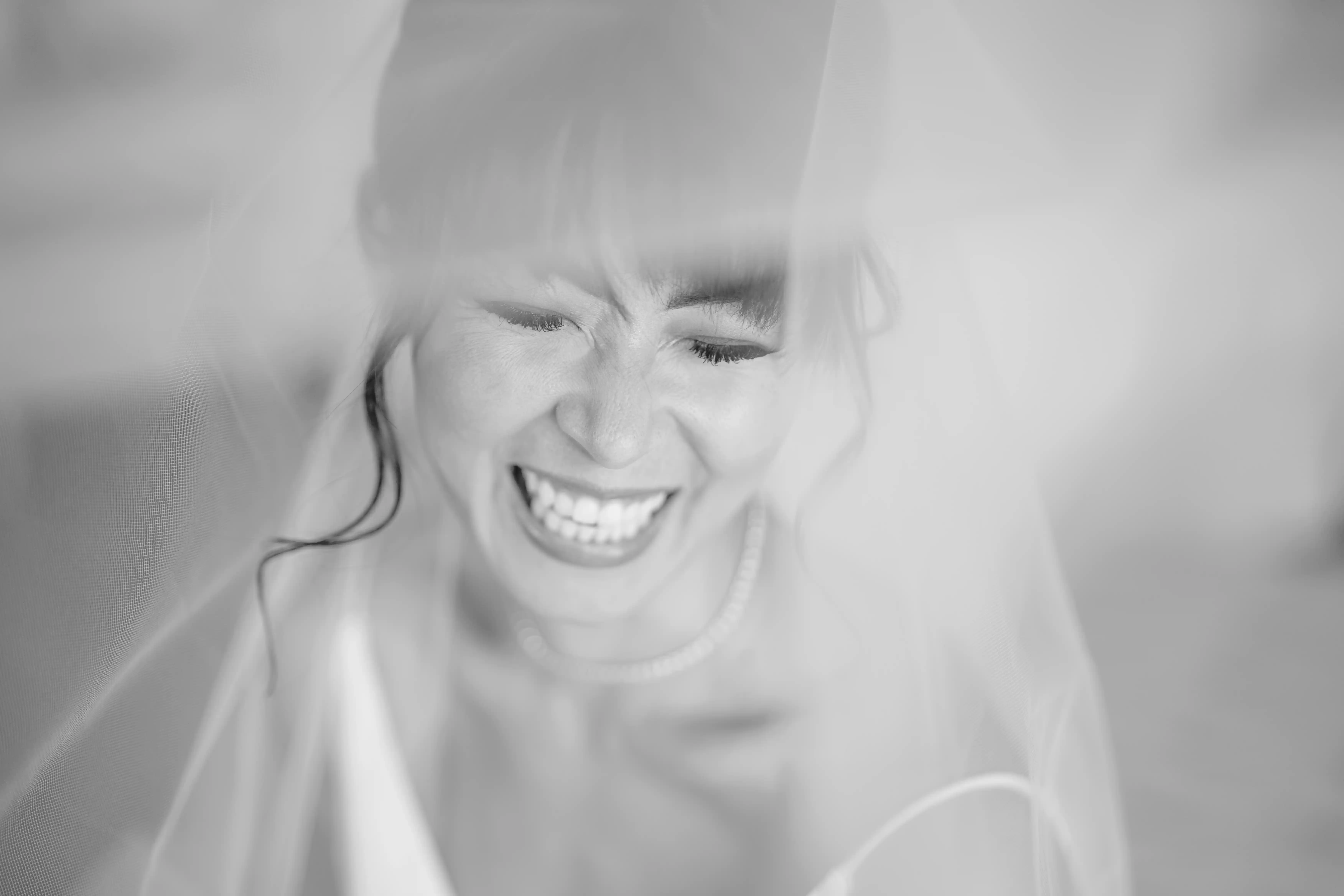 Fine art bridal portrait with veil, captured during Taormina elopement